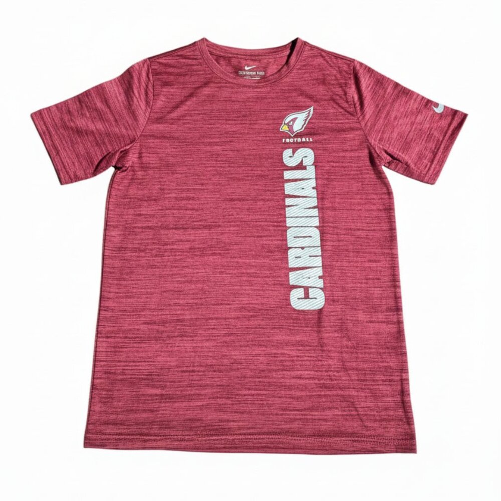 Nike Boy's Arizona Cardinals Dri-Fit T-Shirt Short Sleeve Red Medium 10/12 NWT